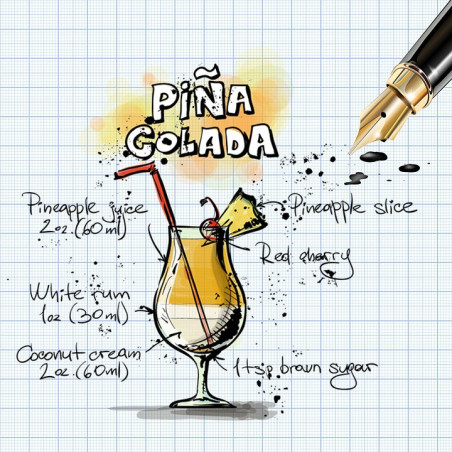 set pina colada